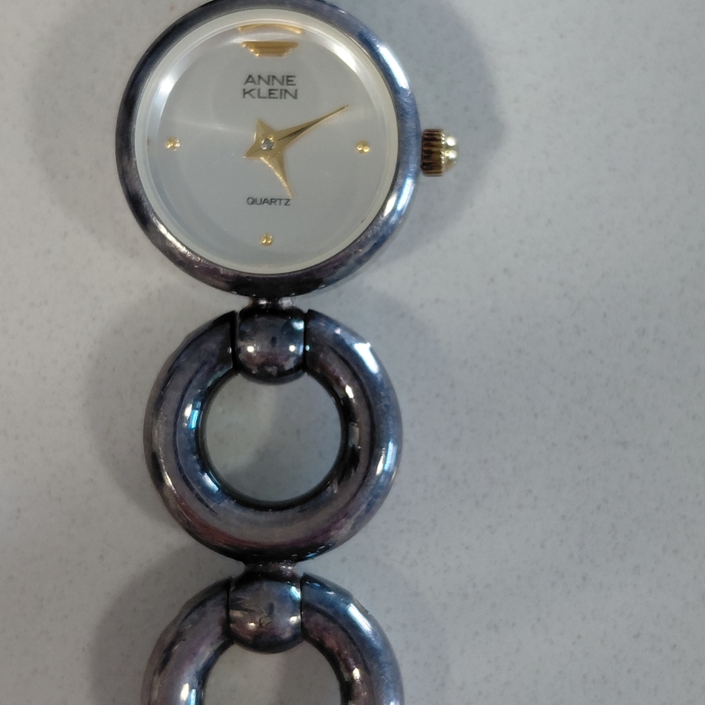 Anne Klein Silver and Gold Watch